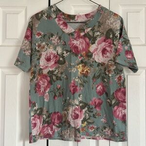 Boutique Brand Floral V-Neck Women's Top